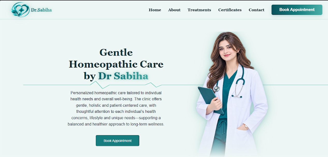 medical clinic website